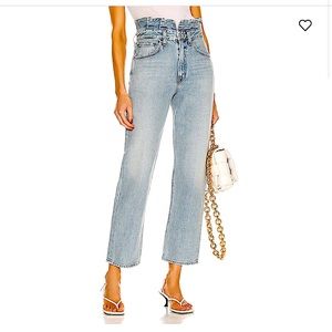AGOLDE Lettuce Waistband Reworked High Rise Fitted 90s